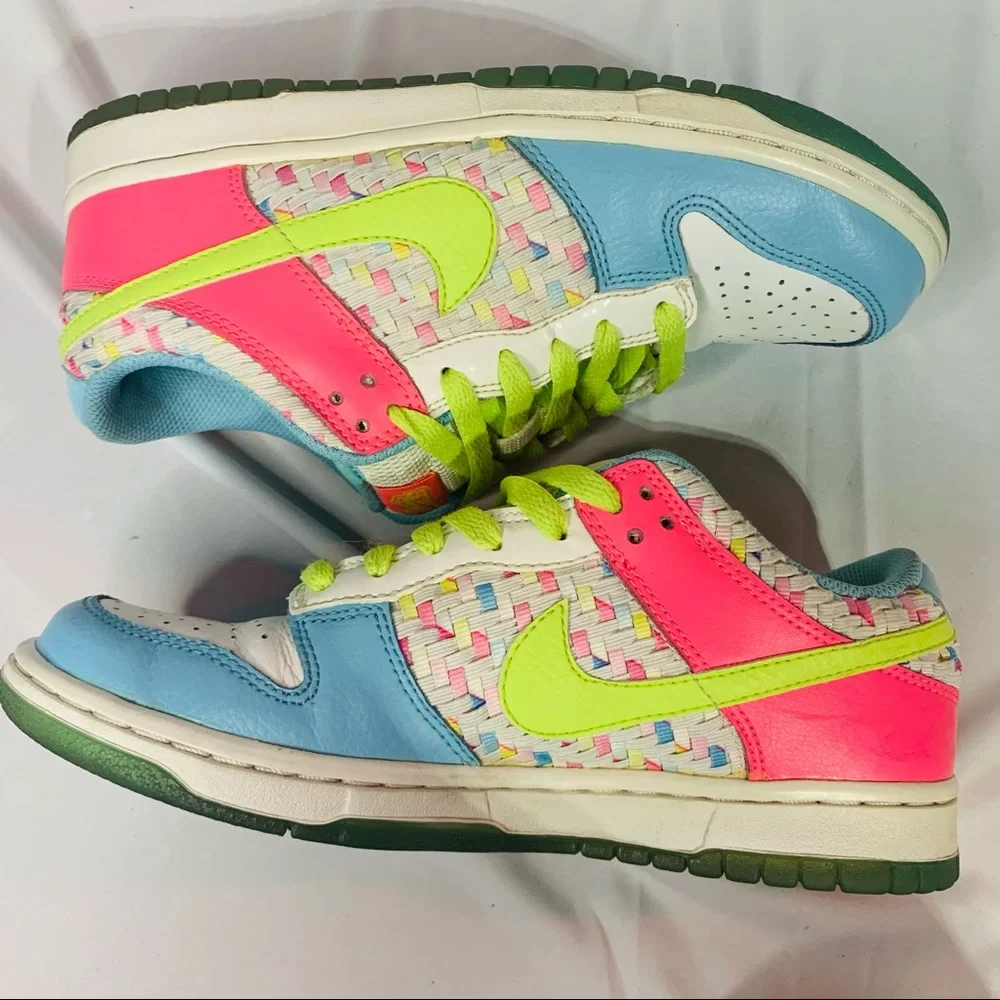 Nike 6.0 Dunk Low Top Neon‎ Lifestyle